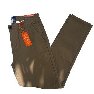 West Ace Men's Stretch Flex Chino Khaki Trouser Size 32/30